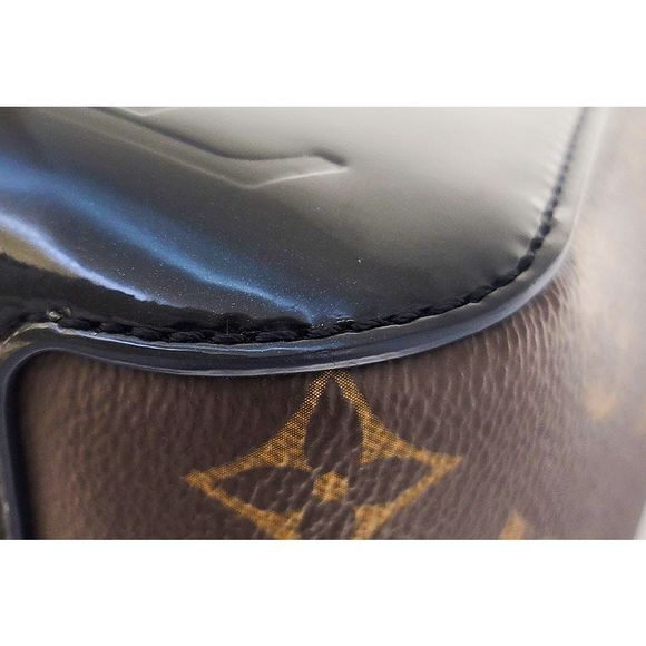 Louis Vuitton Monogram Vernis Cherry Wood PM Noir Black Handbag - Picture 9 of 16